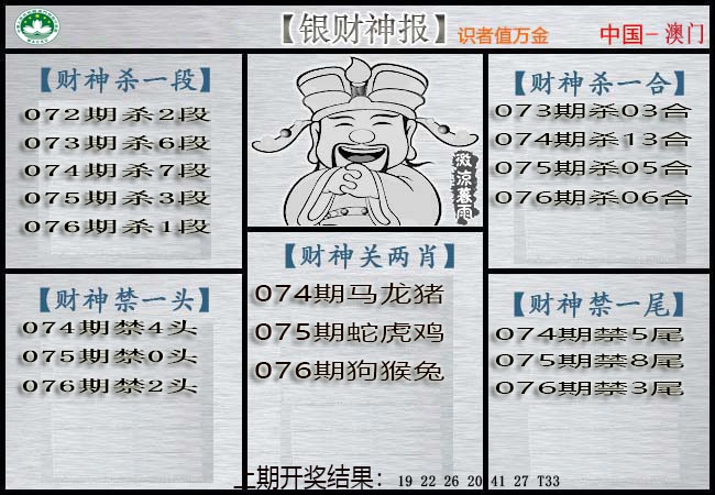 076期银财神[图]