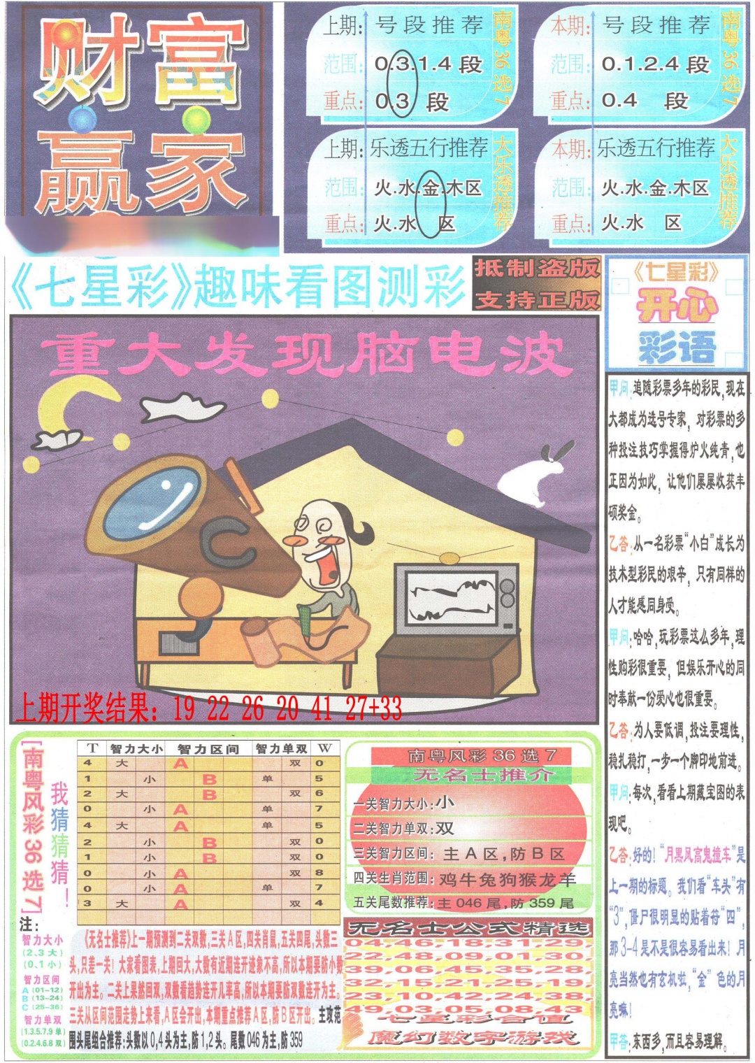 076期七星彩图(高清)[图]